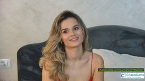 HelenWaldorf in Bed Beautiful, Flirty Chat That Gorgeous Smile
