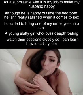 Slim wife takes control in a hot missionary fuck