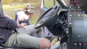 Cruising at the Rest Area - Unexpected Tease