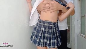 Filipina Babe Takes Hard Cock from Classmate