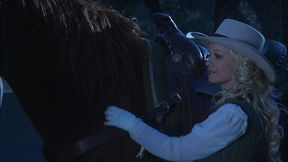 brooke ballentyne fucks a hired ranch hand by the fireside outdoors