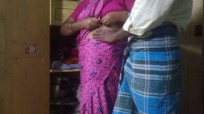 Indian Desi Aunty Fucking Boss in Village Home