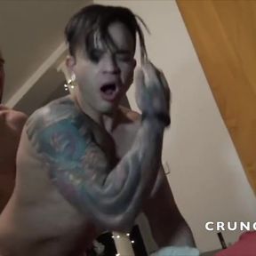 Enzo fucked bareback by Hurricane