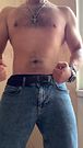 Young solo male suck the black dick and show muscles