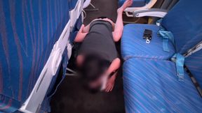 Flight Attendant Service Sex. Her Blowjob and Creampie Pussy Offered in Lieu of a Meal(#386)