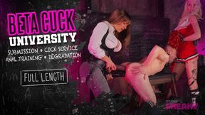 Beta Cuck University (FULL): Femdom Cuck Training, Pegging, Anal Fisting & Complete Degradation with Mistress Stellina Obscura