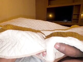 Messy secret beneath the covers, I share the same daybed with my stepmother