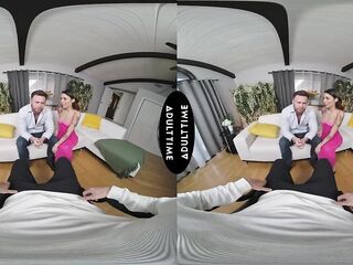 UP CLOSE VR - U See Your Neighbour Have a fun Your Hawt Girlfriend Vanessa Sky's Vagina - CUCKOLD POV