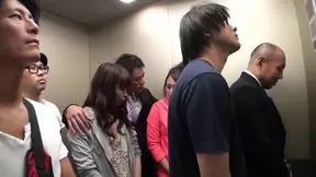 Asian Sluts Go Wild in Elevator Orgy