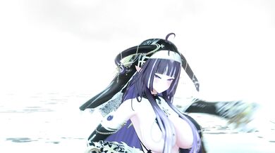 Elf VTuber Strip Dance Until Naked in Hentai MMD