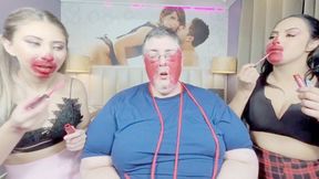 KISSING A FAT CHEEK WITH MY BEST FRIEND - BY SABRINA GREEN AND NATASHA CRUEL - CLIP 3 IN FULL HD