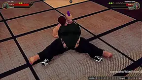 Jerle Takes Down Bolda the Beast in Steamy Nude Fighter 3D Battle