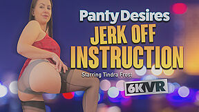 Tindra Frost In Panty Desires Jerk Off Instruction
