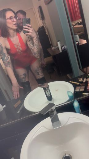 Getting ready to take this dick