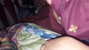 she playing my dick in midnight with her boobs