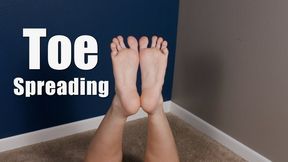 Toe Spreading Barefoot Soles Up in Air Feet Fetish - Kylie Jacobsx - MP4 4K HD