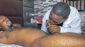 Ebony Big Ass Home Nurse Seduces BBC Patient to Get a Raw Orgasm