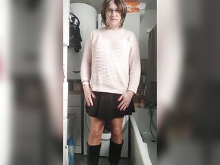 patty crossdresser Hose or nylons and removing my anal plug