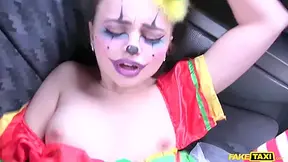 Lady Bug In Driver Fucks Cute Valentine Clown