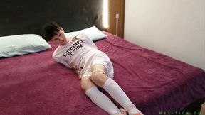 Cute 18-Year-Old Twink In Soccer Outfit Gets Tickled (MP3)