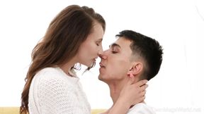 TeenMegaWorld - TeenSexMovs - Lovers orgasm on a couch