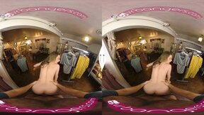 VRBangers Hot hot girl Kimmy Granger getting pounded at the clothes store VR