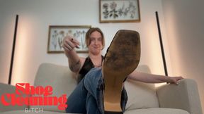 SHOE CLEANING BITCH - Femdom Humiliation JOI CEI POV by Miss Honey with Gross Tasks, Shoe Fetish and Jerk Off Instructions