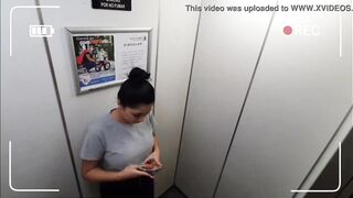 Martinasmith Stuck into the Elevator having Outdoor Sex
