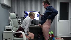 Office Slut #2 - Sucking the Bosses Cock