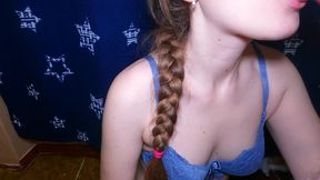 give me cum on my tiny tits!