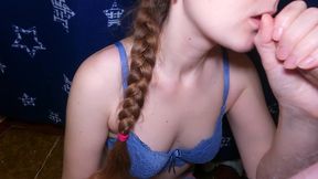 give me cum on my tiny tits!