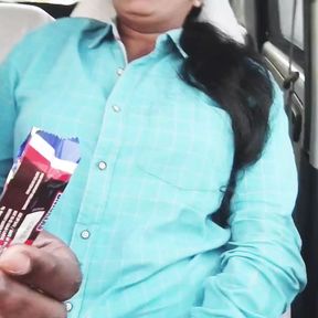 Part -1, stepdaughter car sex, telugu dirty talks.