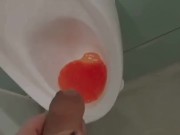 Random cumshots, twink Femboy exhibitionism
