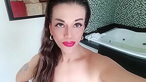 Trans Girl Swallows Her Neighbors Cum
