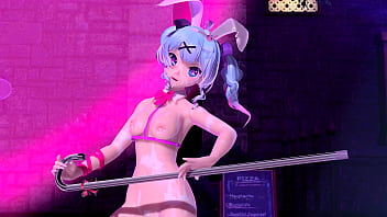 Hatsune Miku Project diva Nude Mod Full Nude Bunny costume