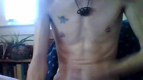 Cute Slender Boy Stroking!!