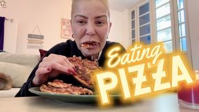 Devouring Pizza
