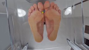 Shrunken my Step-Dad to Feet and Ass Domination in Transparent Chair
