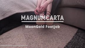 "MoonGold Footjob"- Full video