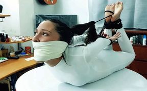 Elvira’s Tightest Hogtie - Gagged, Helpless and Humiliated