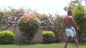 BlackMaleMe: Solo muscled Houston gymnast got fucked hard