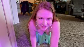 POV Cock Sucking Facial