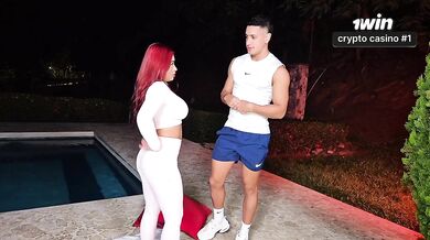 Shy stepson gets stuffed deep in this forbidden latina pussy ride