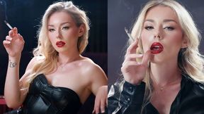 Charlotte beautiful smoking art