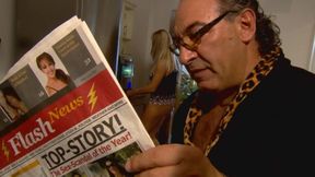 Blonde Milf gets her mouth and pussy filled with huge cock