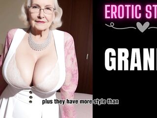 [GRANNY Story] 1St Sex with the Hawt GILF Part 1