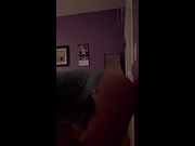 Fucking My Dildo On The Wall