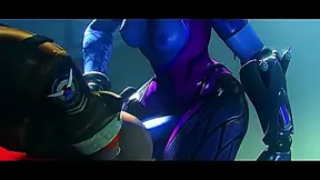 Widowmaker Tempts Tracer in Hot Overwatch Femboy Romance