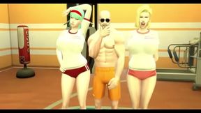 Dragon Ball Porn Epi 28 Maestro Roshi Pervertido se Entrena a Bulma y a Numero 18 Hermosas Esposas Calientes Hentai