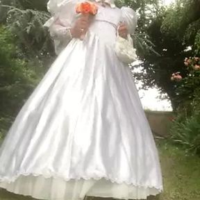 In third wedding dress